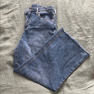 GAP Women's High Rise Wide Leg Jeans